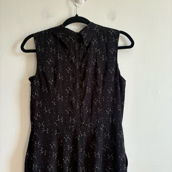 Birds Of North America Sz 8 Needletail Black Astrology Star Galaxy Jumpsuit - Picture 7 of 13